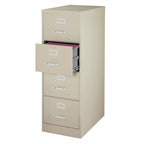 Classeur vertical en acier à 4 tiroirs format légal – Beige/Noir/Gris pour 1