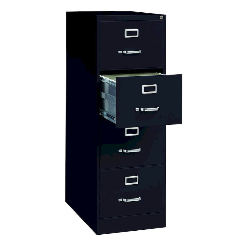 Classeur vertical en acier à 4 tiroirs format légal – Beige/Noir/Gris pour 1