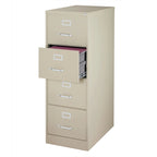 Classeur vertical en acier à 4 tiroirs format légal – Beige/Noir/Gris pour 1