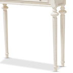 Console avec tiroir – Chêne blanc / naturel, Bois de style provincial français, Utilisateur unique