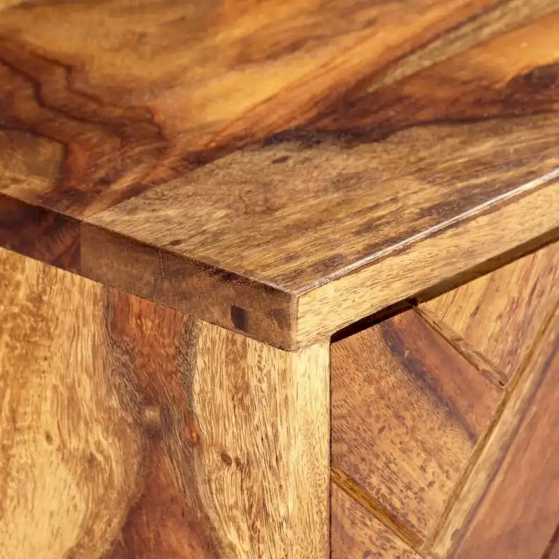 Meuble TV 55.1x11.8x17.7 en bois massif de sheesham