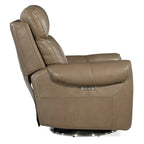 Fauteuil inclinable électrique zéro gravité en cuir Sterling pour 1 personne
