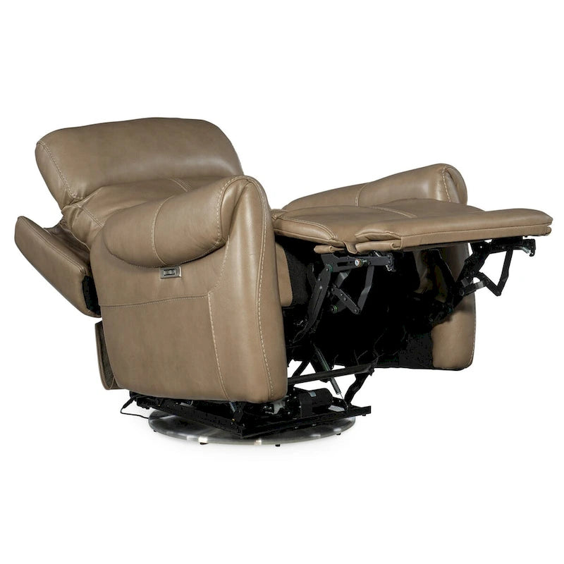 Fauteuil inclinable électrique zéro gravité en cuir Sterling pour 1 personne