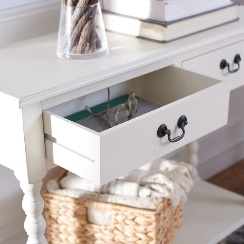 Console à 2 tiroirs - 35.5 W x 13 L x 29.5 H - 35.5 W x 13 L x 29.5 H - 36Wx13Dx30H