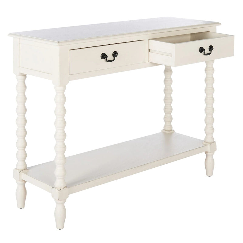 Console à 2 tiroirs - 35.5 W x 13 L x 29.5 H - 35.5 W x 13 L x 29.5 H - 36Wx13Dx30H