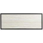 Console géométrique – Noyer / Noir / Beige, Bois d'inspiration artistique moderne, Utilisation individuelle