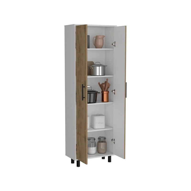 Meuble de rangement haut multistorage – Multicolore, Panneau de particules moderne, 1 à 2 utilisateurs