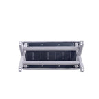 Banc ottoman en velours multicolore moderne du milieu du siècle pour 1 personne