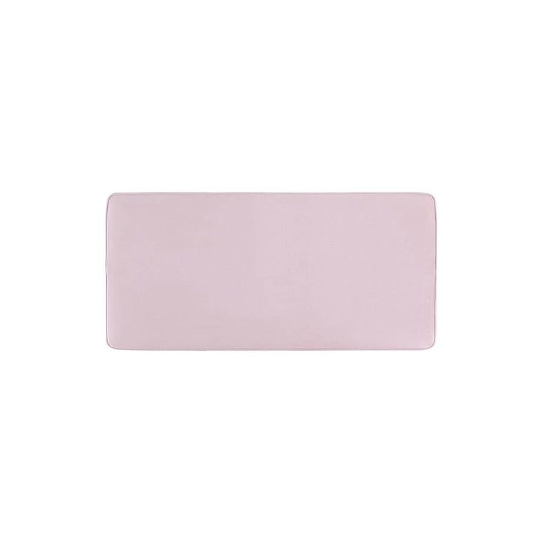 Banc ottoman en velours multicolore moderne du milieu du siècle pour 1 personne