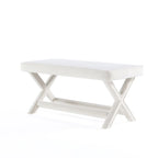 Banc ottoman en velours multicolore moderne du milieu du siècle pour 1 personne