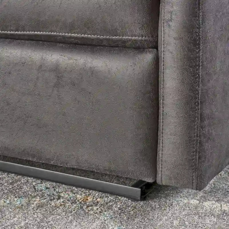 Meuble TV cheminée électrique pour téléviseurs jusqu'à 55 po chêne français gris/blanc/americano