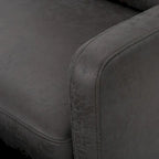 Meuble TV cheminée électrique pour téléviseurs jusqu'à 55 po chêne français gris/blanc/americano