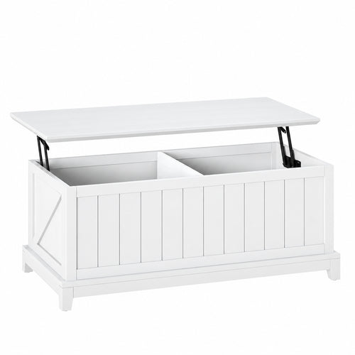48 in Couchtisch mit aufklappbarer Platte, Stauraum, Raumteiler-Design, Landhausstil