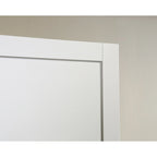 Armoire de rangement avec tringle et tiroirs en chêne blanc / chêne des Highlands / sycomore argenté pour 1 personne