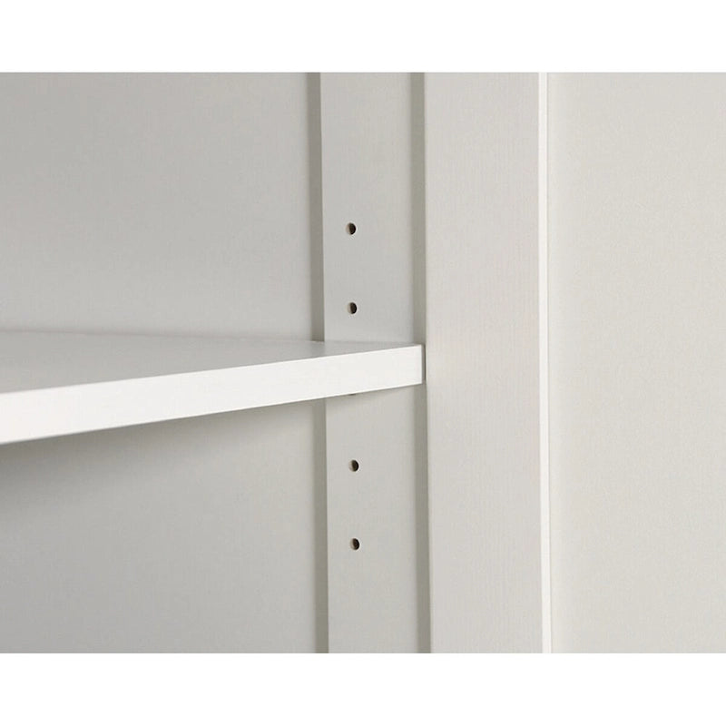 Armoire de rangement avec tringle et tiroirs en chêne blanc / chêne des Highlands / sycomore argenté pour 1 personne