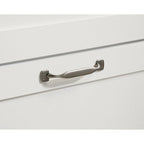 Armoire de rangement avec tringle et tiroirs en chêne blanc / chêne des Highlands / sycomore argenté pour 1 personne