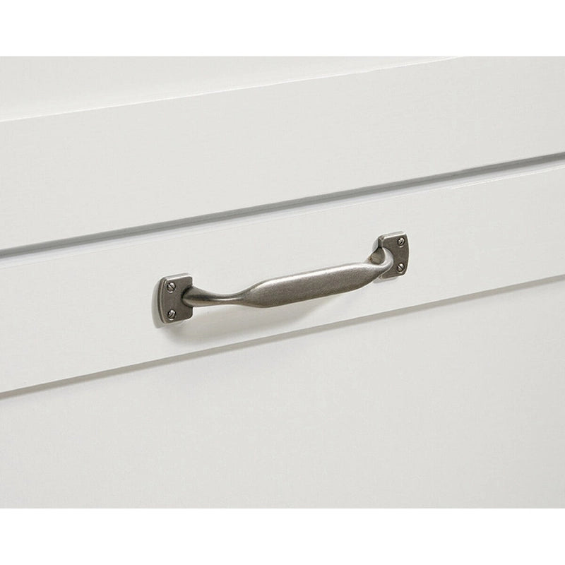 Armoire de rangement avec tringle et tiroirs en chêne blanc / chêne des Highlands / sycomore argenté pour 1 personne