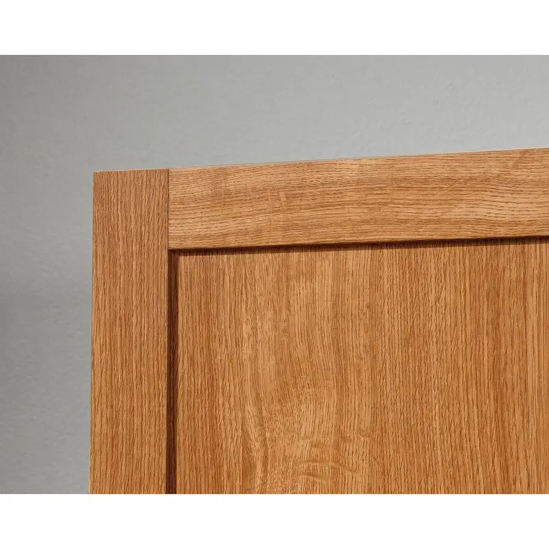 Armoire de rangement avec tringle et tiroirs en chêne blanc / chêne des Highlands / sycomore argenté pour 1 personne