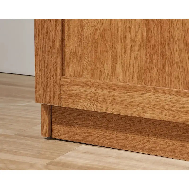 Armoire de rangement avec tringle et tiroirs en chêne blanc / chêne des Highlands / sycomore argenté pour 1 personne