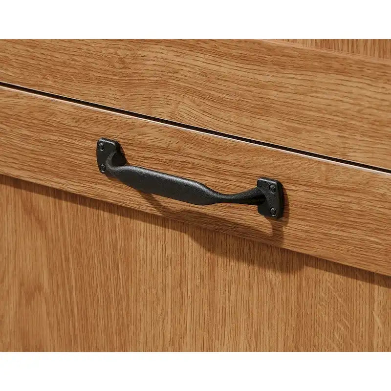 Armoire de rangement avec tringle et tiroirs en chêne blanc / chêne des Highlands / sycomore argenté pour 1 personne