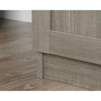 Armoire de rangement avec tringle et tiroirs en chêne blanc / chêne des Highlands / sycomore argenté pour 1 personne