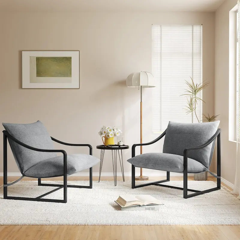 Fauteuil d'appoint inclinable en tissu Tesla marron/bleu, rempli de mousse, avec cadre en métal pour 1 personne