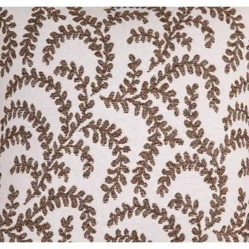 Causeuse en Lin avec Garniture Cloutée et Accoudoirs Ronds – Blanc Cassé, Tissage de Lin Traditionnel et Coussins Réversibles, 2 Places