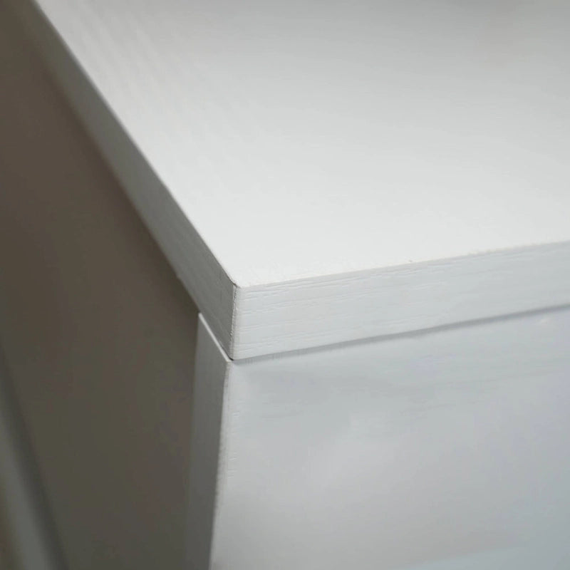 55-Inch-TV-Ständer aus Stahl mit 2 Schubladen und 4 Ablagen