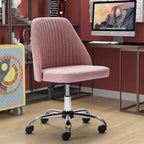 Chaise de bureau pivotante sans accoudoirs bleu / gris foncé, réglable en hauteur, à roulettes pour 1