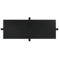 Console rectangulaire – Noir / Gris vieilli, placage de chêne moderne, utilisateur unique