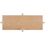 Console rectangulaire – Noir / Gris vieilli, placage de chêne moderne, utilisateur unique